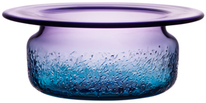 Aurora Skål blå/violett 280 mm Kosta Boda