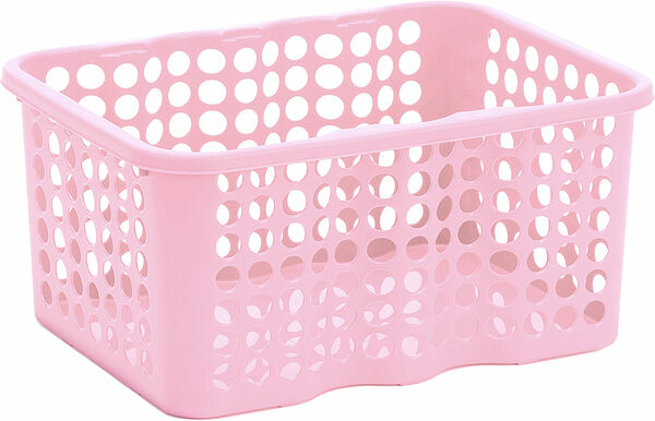 Förvaringskorg Rondo 6 L Rosa Nordiska Plast - bild 1