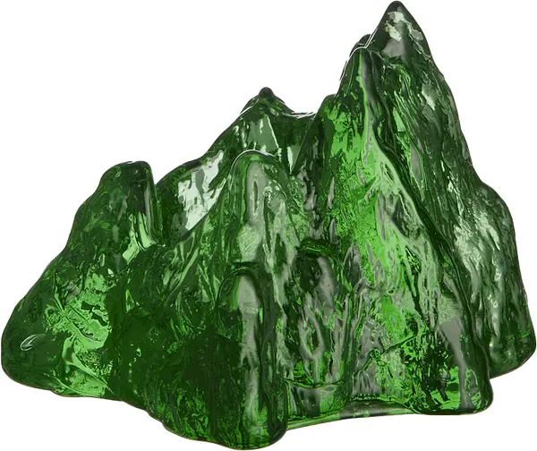 The Rock ljuslykta Emerald Green 91 mm Kosta Boda - bild 1