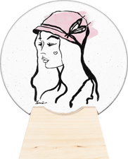 The Ladies Lady Hat Kosta Boda