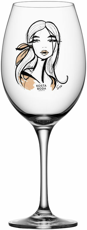 All About You Wait For Her Wine 52 cl 2-p Kosta Boda - bild 1