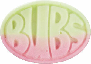 Vattenmeloner Ovaler kartong Bubs Godis