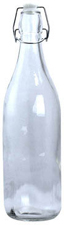 Glasflaska 1,0 L med patentkork Cja