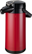 Pumptermos 2,2 L Furento Röd Glaskärna Bonamat