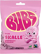Bubs Sour Skalle Raspberry påse