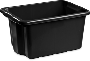 Förvaringsbox 33 L Svart Nordiska Plast