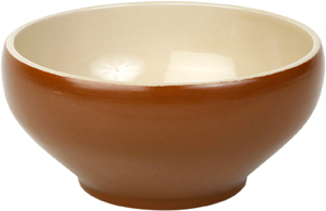 Skål 15 cm Provence brun/beige stengods Xantia