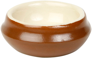 Smörkopp 20 g / 2 cl Provence brun/beige stengods