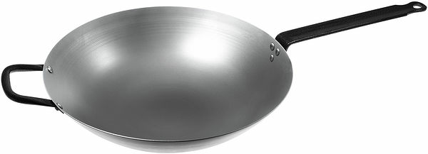 Wokpanna rund botten 38 cm Exxent - bild 1