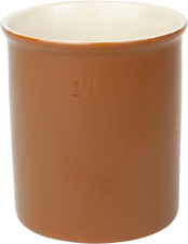 Dressingkrus 0,8 L Provence brun/beige stengods