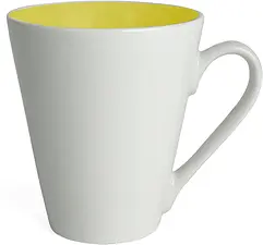 Mugg Attila 20 cl vit/gul Xantia