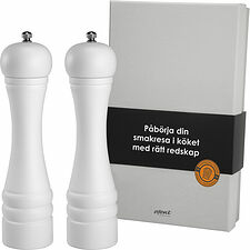 Salt & Pepparkvarn 2-pack 25 cm Vit Exxent
