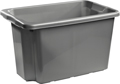 Förvaringsbox 55 L Silver Nordiska Plast