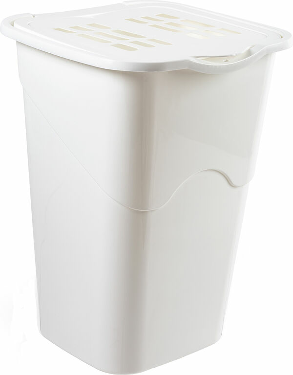 Tvättkorg 50 L Vit Nordiska Plast - bild 1