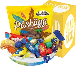 Påskägg 15 cm Happy Easter med Påskbox