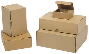 Wellåda 500x330x90 mm självlås brun