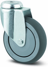 Tillbehör Hjul sväng Ø125 mm Hallins