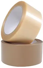 Packtejp Transparent 50 mm Linjepräglad PVC