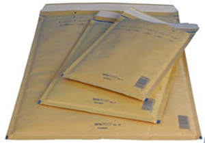 Luftbubbelpåse Nr 1 Brun 100x165 mm