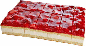 Jordgubbstårta 14 bit gluten & laktosfri Condito