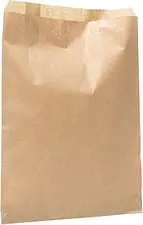 Papperspåse plan brun 190x270 mm