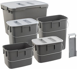 Källsorteringssats ECO Stor Nordiska Plast