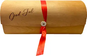 Trälåda God Jul Carl Choklad
