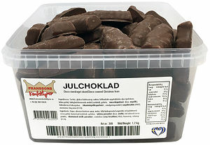 Skumtomtar Små Julchoklad Franssons Konfektyrer