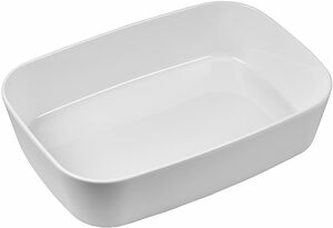 Modula ugnsfast fat 35x25x8 cm Vit Rosti