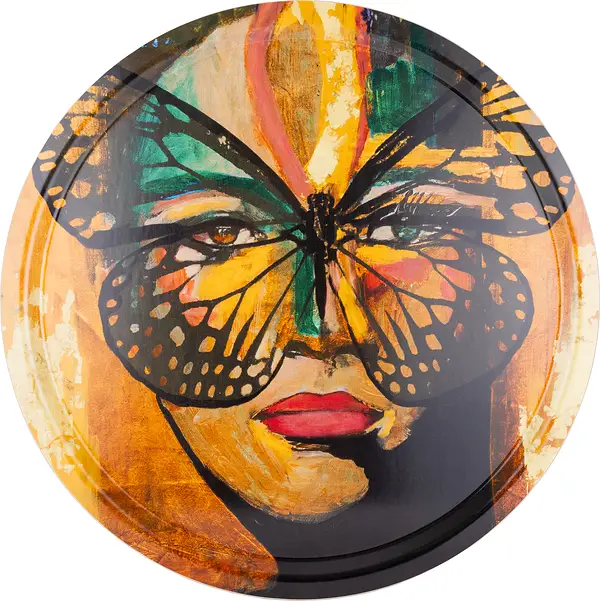 Bricka Golden Butterfly 46 cm Carolina Gynning - bild 1