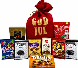 Julsäck Jutesäck Röd Inter Candy Confectionary