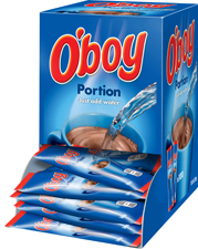Oboy chokladdryck portionspåsar displaybox