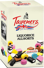 Lakritskonfekt Liquorice Allsorts Taveners