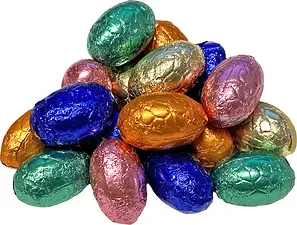 Staniolägg mjölkchoklad hasselnötskräm 5 g Italienska Crispo