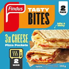 Pizza Pockets Tre Ostar 2-pack Findus