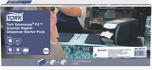Tork Xpressnap Fit® Starter Pack Liggande dispenser N14