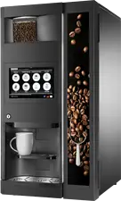 Wittenborg 9100 B2C 1 kvarn Hela Bönor Kaffeautomat