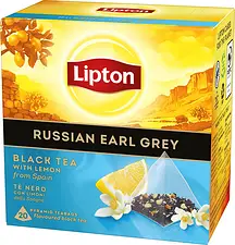 Te Lipton 20p pyramid Russian Earl Grey