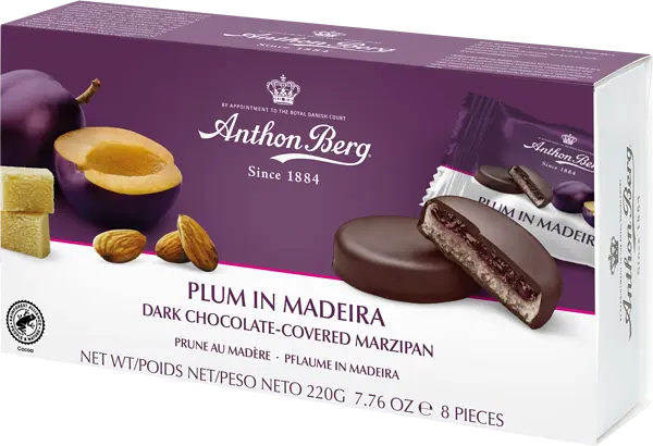 Plommon i Madeira 8 st Anthon Berg - bild 1