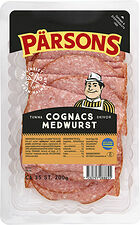 Cognacsmedwurst skivad Pärsons