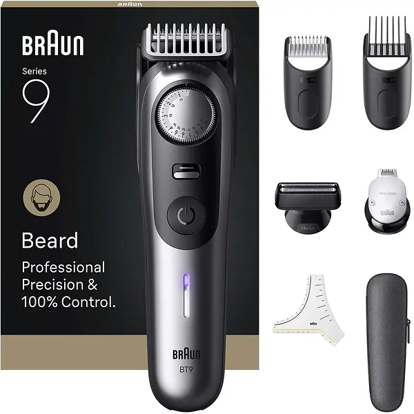 Skäggtrimmer BT 9520 Satin Chrome Braun - bild 1
