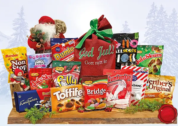 Julsäck Birgittas Favoriter Tomtedans Röd God Jul