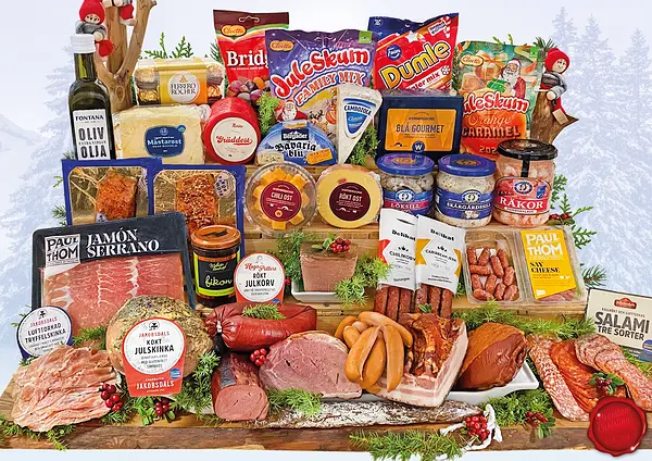 Tomtelåda Premium Star matgåva