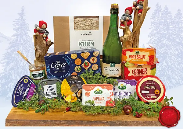 Tomtelåda Ostbuffé matgåva