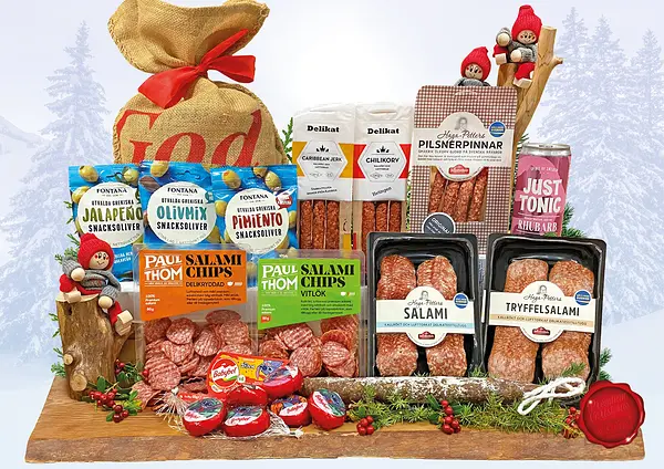 Julsäck Lilla Pubsäcken God Jul jutesäck matgåva