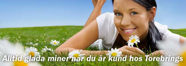 Alltid glada miner när du handlar hos Torebrings